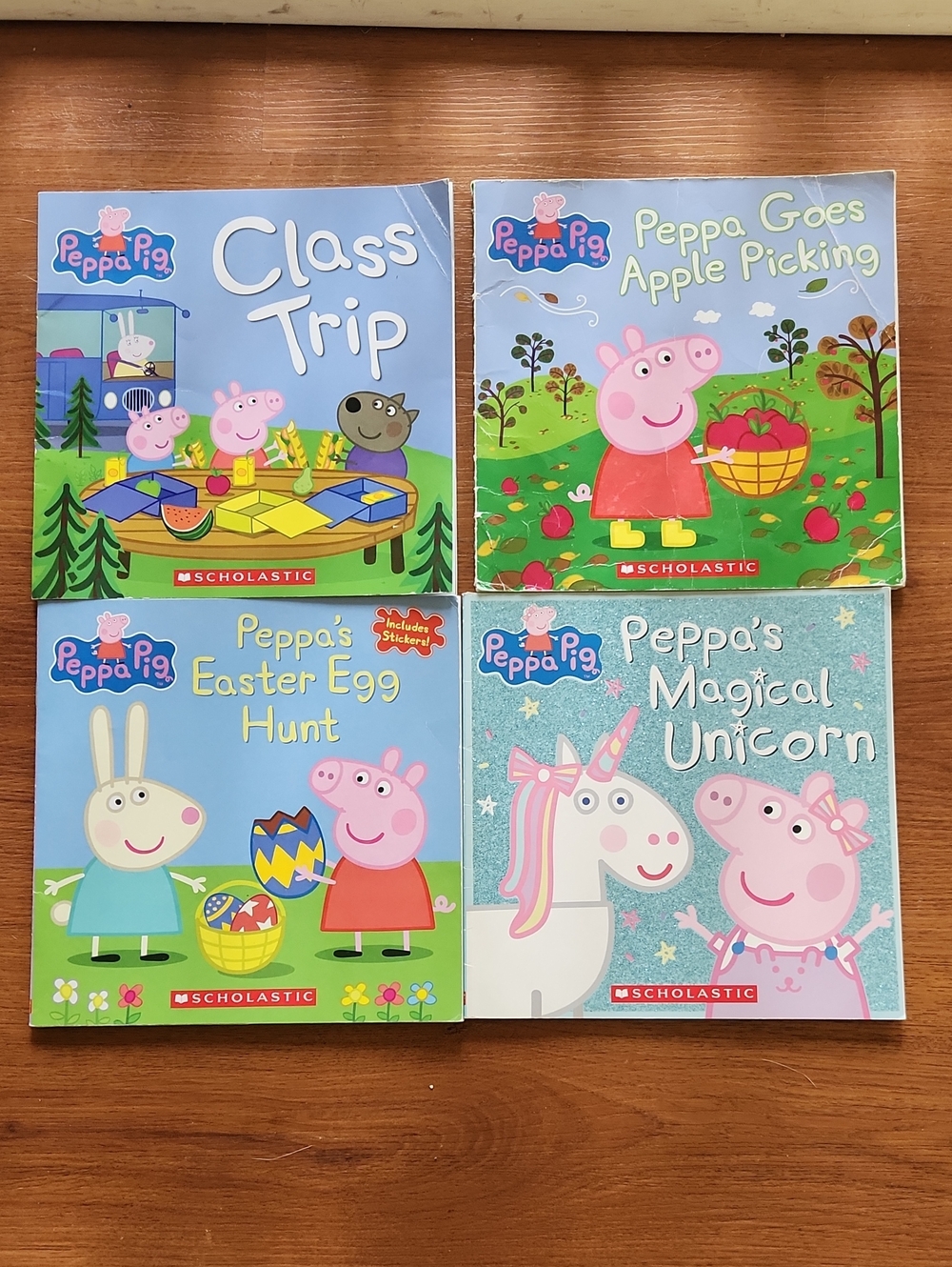 Peppa Pig Set Of 4 Books